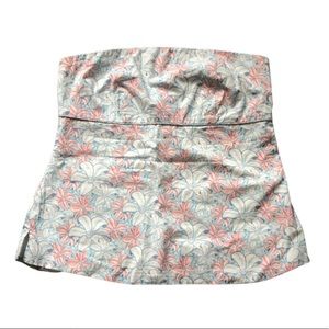 Vineyard Vines Floral Strapless Top